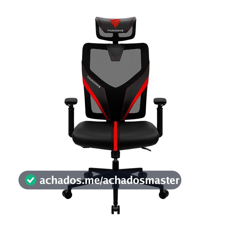 Cadeira ThunderX3 Ergonomic Yama1, Black/Red - 69675