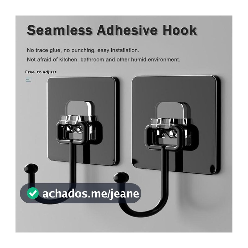 Kit 20 Ganchos Adesivos Parede Universais Autocolante Cozinha Quarto Banheiro Multi Organizador