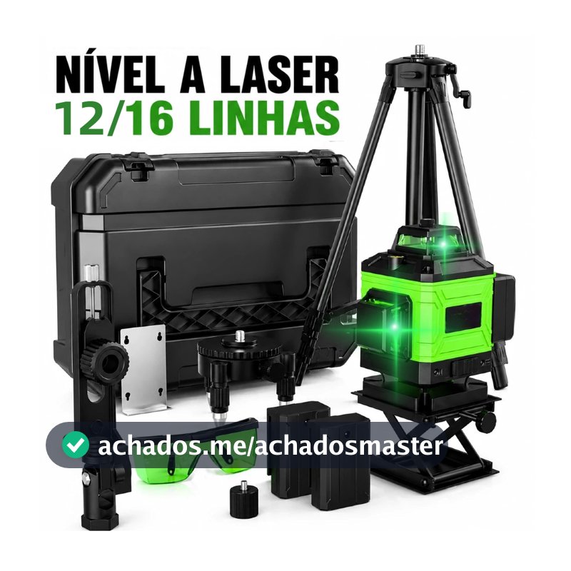 12/16 Linhas Nível a Laser Ajustável Nível 360 ° Medição Da Linha De Ferramentas Rotativas De Auto-Nivelamento Interno