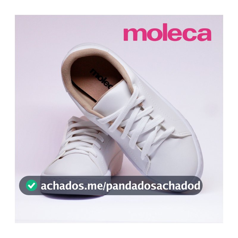 Tênis Moleca Feminino Original Liso Leve Casual Plataforma