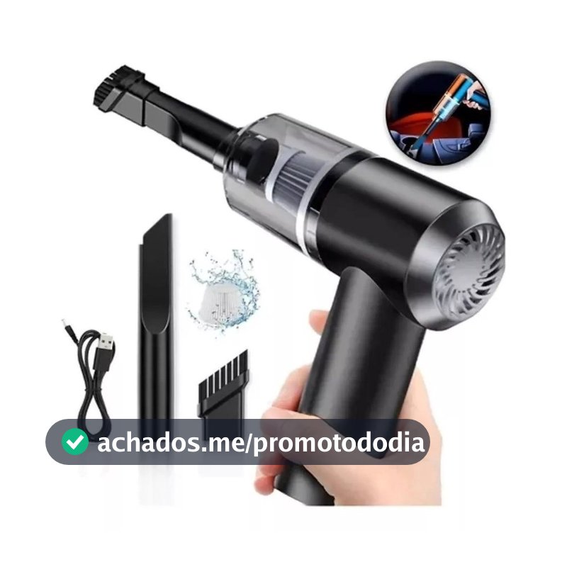 Mini Aspirador De Pó 3 em 1 a Vacuo Usb Portátil Recarregavel -SE8010