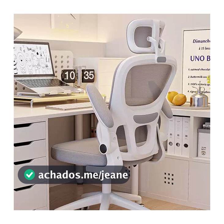Cadeira De Escritório Ergonômica Executiva Suporte Lombar Tela Mesh 150kg