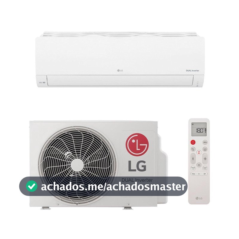 Ar Condicionado Split 9000 BTUs LG S3NQ09AAQAC - Frio Dual Inverter Compact