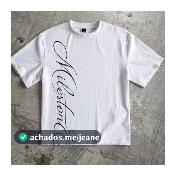 Camisa Básica Milestone Unissex em 100% Algodão