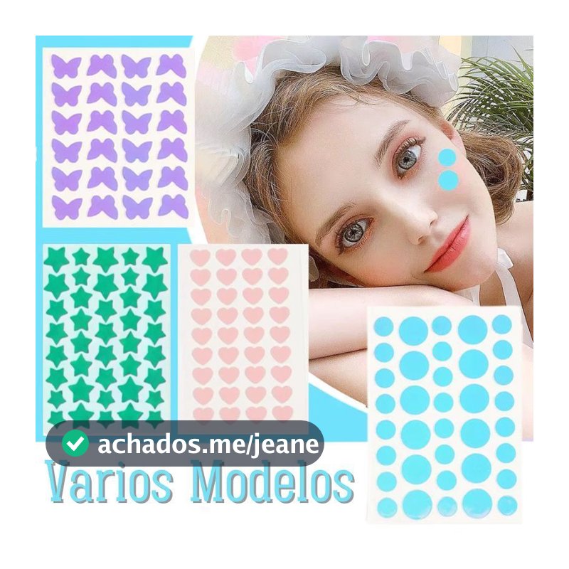 Adesivos para espinhas 80/400, estrelas fofas para cicatriz e acne (S29)
