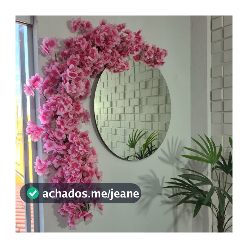Flores Artificiais Jardim Vertical Cerejeira Muro Inglês Pendente