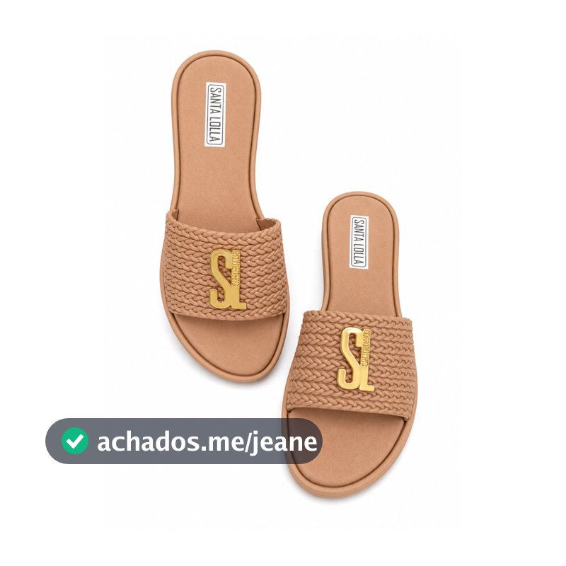 Slide Santa Lolla Feminina Várias Cores Super Macio Lançamento Blogueira