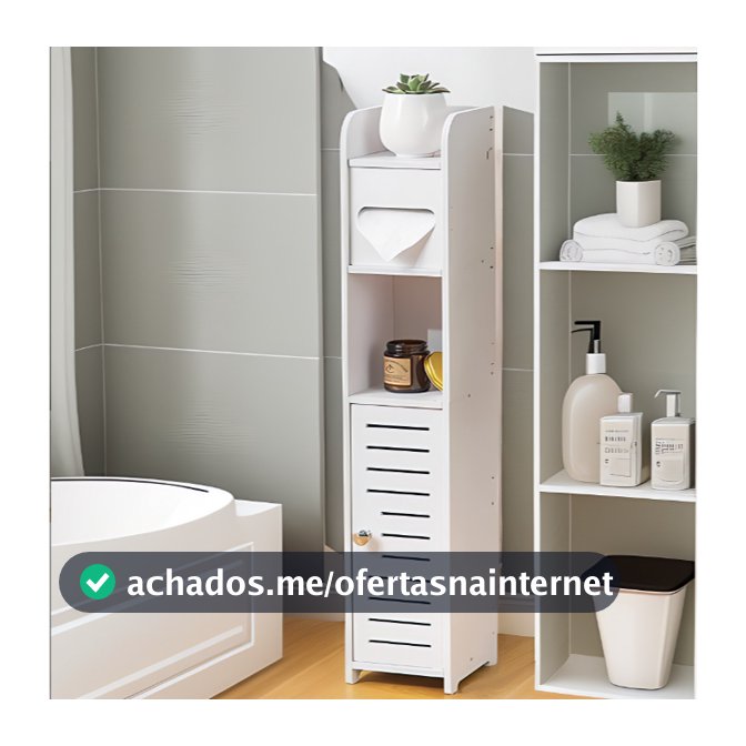 Armário Multiuso à Prova d'Água - Armazenamento para Banheiro Quarto Sala Prateleira Lavanda