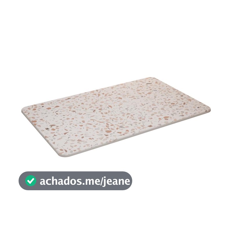 Tapete para Banheiro em Pedra Diatomita Lyor Granilite 60x39cm Absorção Rápida Antiderrapante Secagem Rápida Pisos Macio