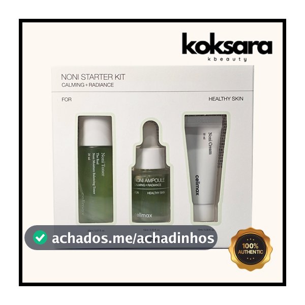 Celimax The Real Noni Starter Kit(Balancing Toner 30ml,Energy Ampule 10ml,Energy Repair Cream 10ml)