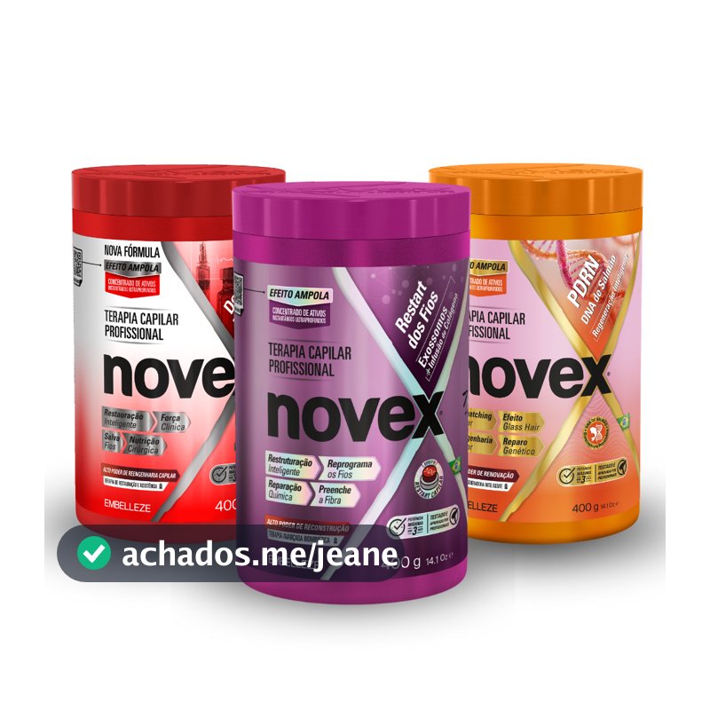 Kit de Tratamento Novex Terapia Coreana