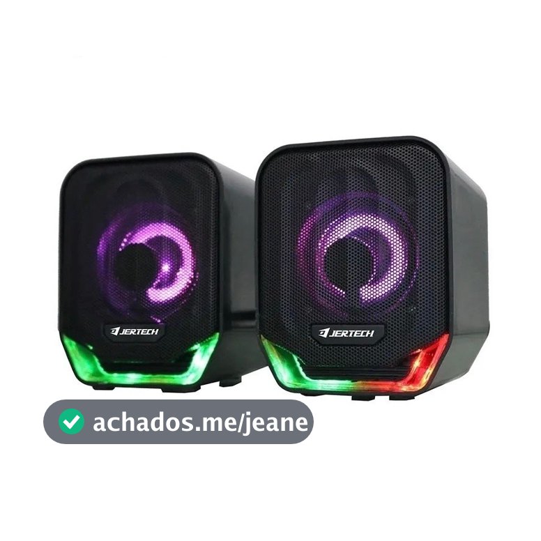 Caixinha De Som Para Pc E Notebook Com Led Caixa Som