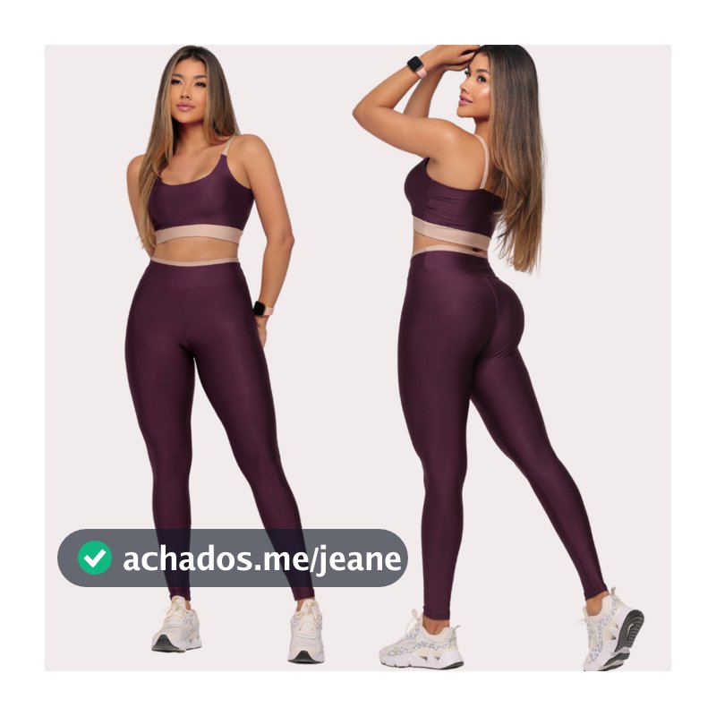 conjunto fitness, top confortavel, calça zero transparencia , suplex, feminino