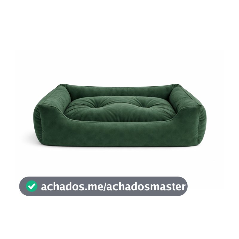 Cama Para Cachorro Porte Médio  – Cama Pet Luxo, Super Macia, Lavável, Enchimento Fibra Siliconada
