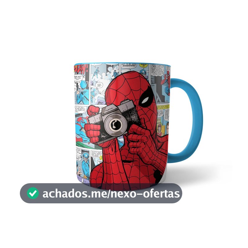 Caneca Homem Aranha Fotógrafo