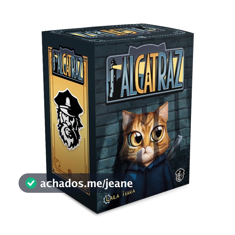 Alcatraz - Jogo de Carta para Amigos/Família, 2 a 5 jogadores, partidas de 20min - Bucaneiros Jogos