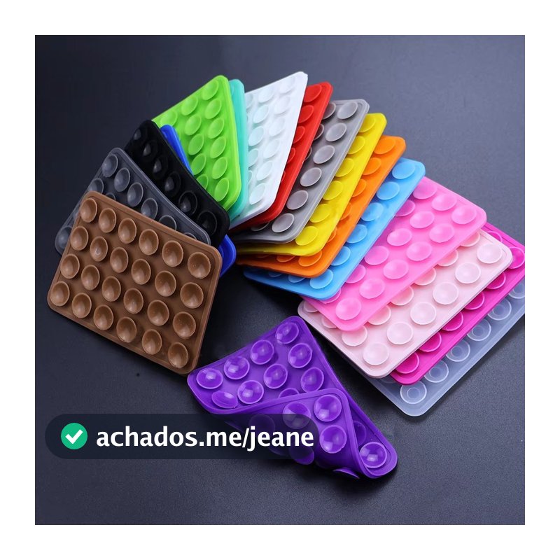 Suporte De Ventosa De Silicone Com Para Telefone Almofada De Sucção De Borracha