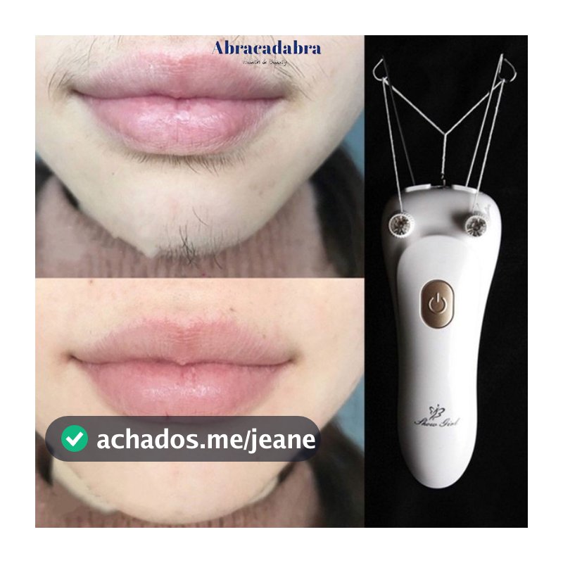 Remoção Elétrica Pelos Faciais, Fio Usb, Depilador, Barbeador, Dispositivos Para Lábios, Queixo, Braço, Perna