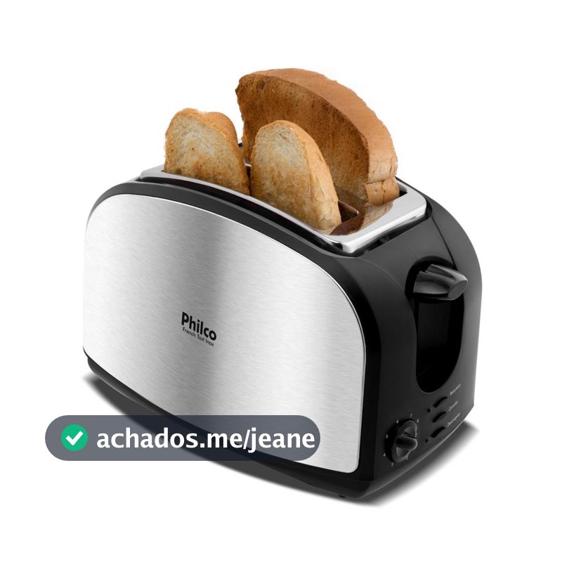 Torradeira Philco Inox 3 funções 900W French Toast