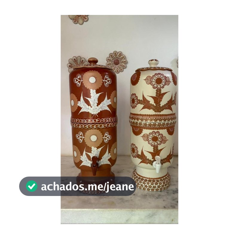 ARTESANATO VALE DO JEQUITINHONHA-MG ATELIÊ DA ZÉLIA _ FILTRO DE BARRO