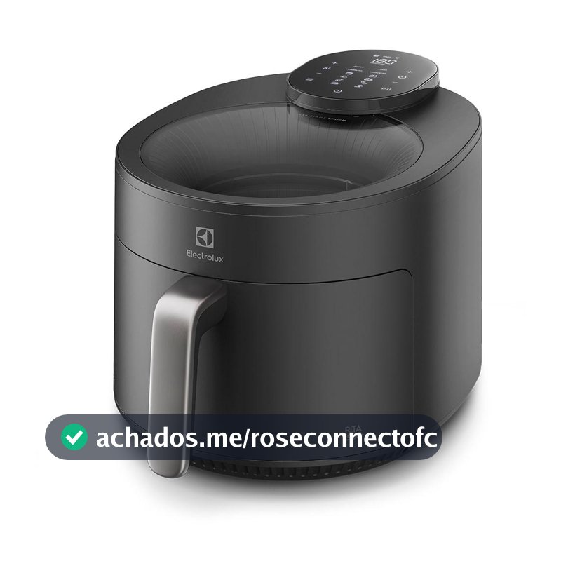 Air Fryer Electrolux por Rita Lobo 5,1L Cinza Expert c/Visor 1500W (EAF170)