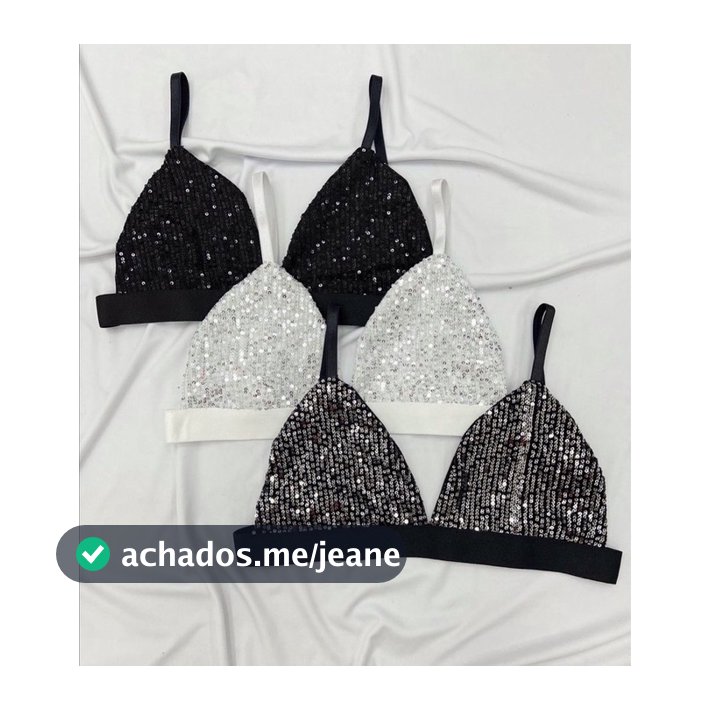 Top Paete Brilho Alcinha Cropped Feminino Blogueirinha Delicado Verão Festa Final de Ano Chique Ano Novo Envio Rápido