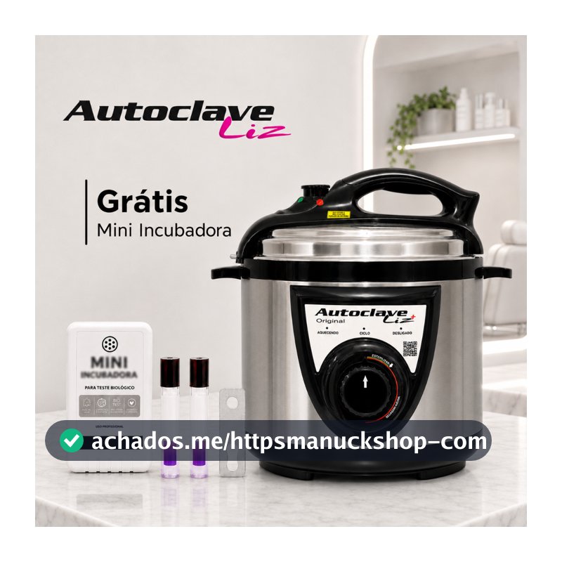 Autoclave Liz Registrada Anvisa Incluso Incubadora e Kit Teste