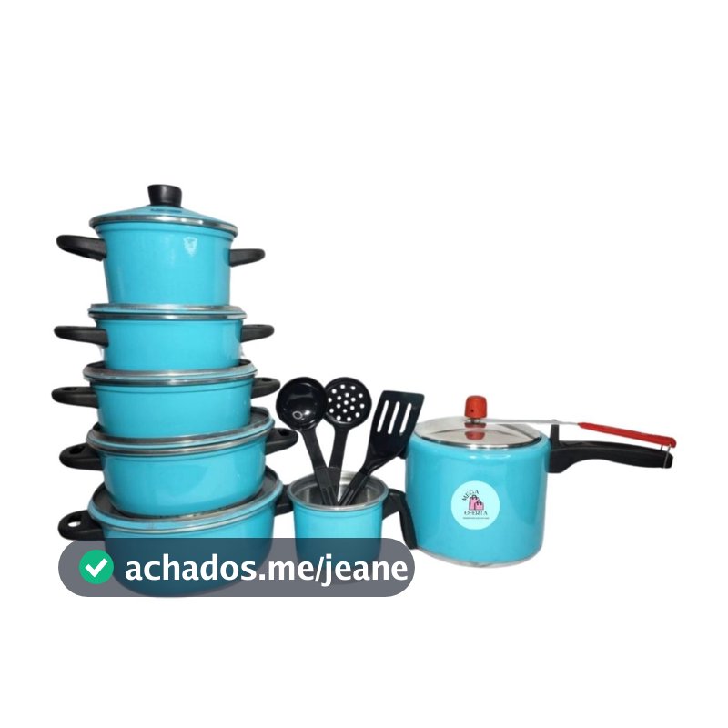 Jogo de Panelas  5 pçs  + Fervedor de leite de agua N 12 + Panela de Pressão 4,5 Litros  + 3 Espátulas(jogo de panela, conjunto de panelas, Kit de panelas, jogo panela)