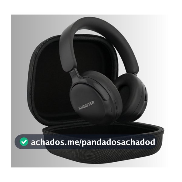 Headphone Bluetooth Kimaster K80 SoundWave 5.4 | Graves Potentes, 12h Bateria, USB-C e Rádio FM 🎧🔥