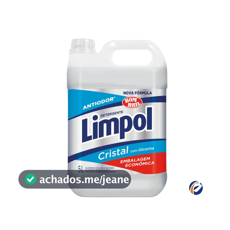 Detergente Líquido Limpol Cristal - 5L