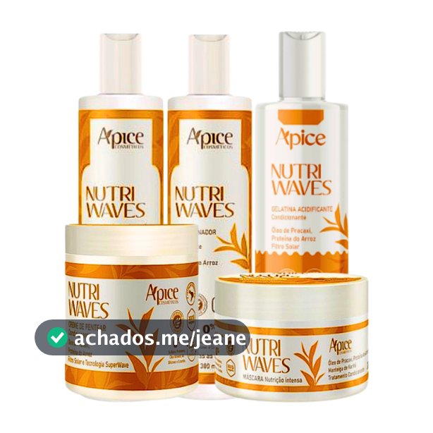 Kit Apse Nutri Waves Linha Completa Apice - 5 Itens