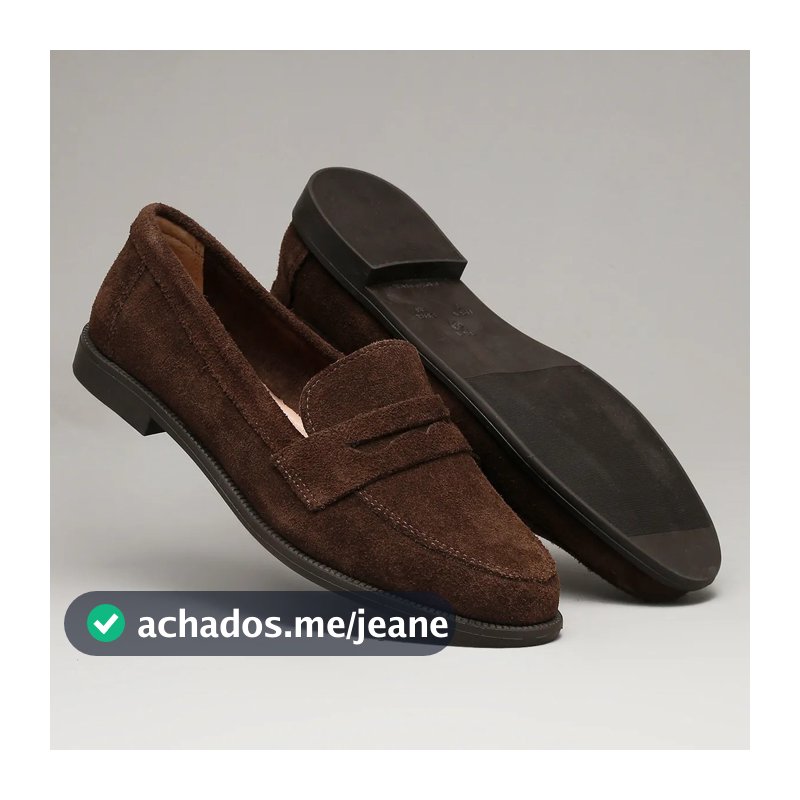 Mocassim Feminino Couro Legítimo Sapato Social Confortável Elegante Trabalho Escritório Boneca Luxo Envio Imediato Moda