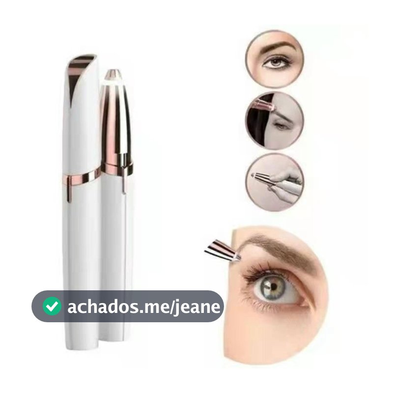 Depilador Indolor Caneta Sobrancelha Removedor Instantâneo Recarregável USB