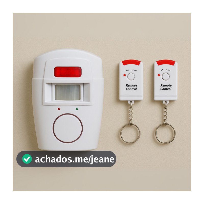 Kit Alarme Residencial Sem Fio Sensor De Movimento Sistema De Segurança Para Casa Garagem Antifurto
