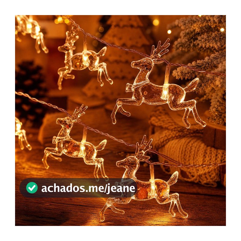 Pisca Pisca de Natal LED Bateria Fio Fada 2 Modos Vários Modelos Luzes Decoração Árvore Natalina Festa Casa Quarto Sala