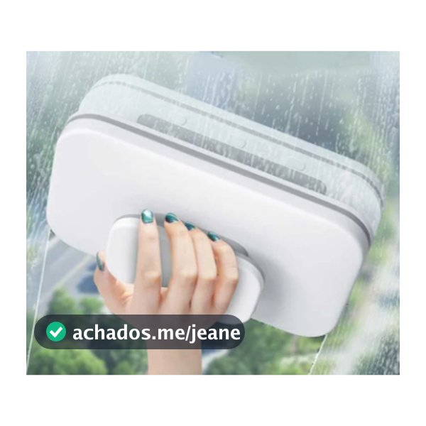Limpador de Janelas Magnético Duplo Limpa Vidros Escova Lavar Limpeza Doméstica Externa com Segurança.