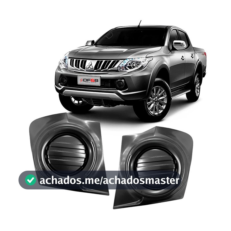 Grade Moldura Milha L200 Triton 16 17 18 19 20 FPI Sem furo
