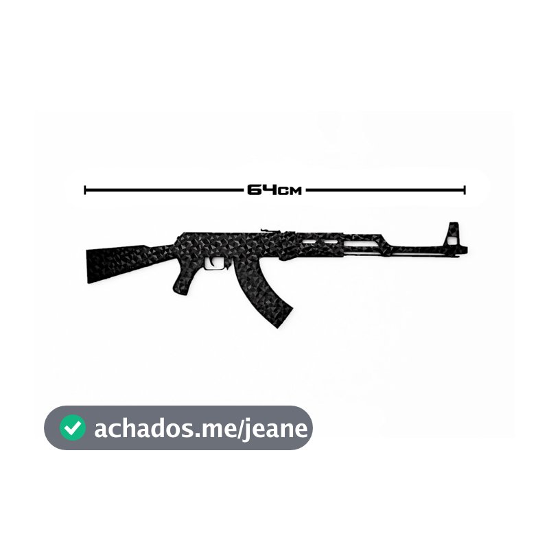 Quadro Decorativo Ak-47 Cs Go Gamer