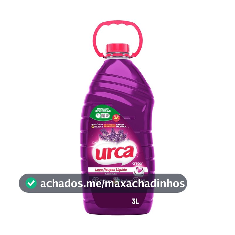 Lava Roupas Liquido Urca Lavanda - 3L