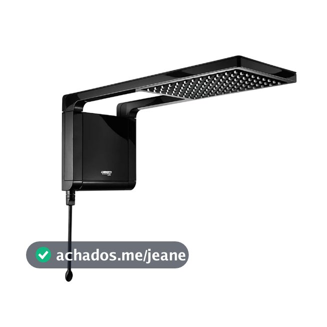 Chuveiro Acqua Storm Ultra Preto 5500W Lorenzetti 110V