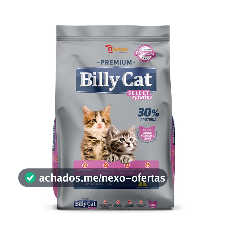 Ração  Billy Cat Select Gatos Filhotes 15kg