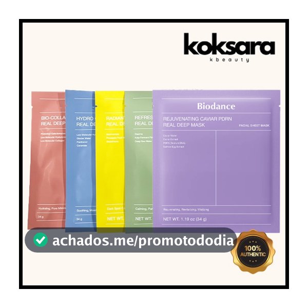 [NEW] BIODANCE real deep mask 1ea 34g (collagen, cera-nol, sea kelp, vita niacinamide,Caviar PDRN)