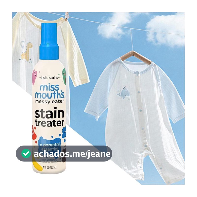 Spray Para Tratamento De Manchas De Roupas De Bebê 100/120ml , Removedor Suave , Sem Limpeza A Seco , Alimentos , Graxa