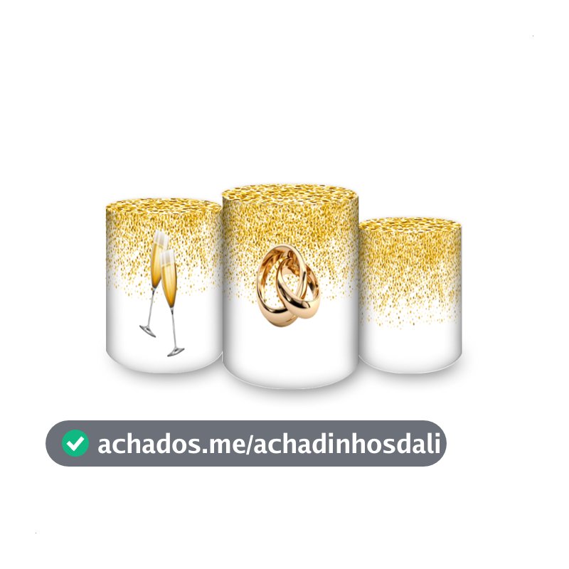 Capas De Cilindro Sublimados Veste Fácil C/ Elástico Tema Bodas e Casamento