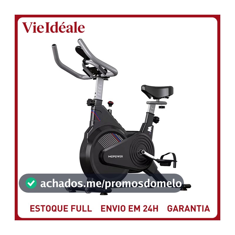 Bicicleta Ergométrica Compacta e Silenciosa - Bike Spinning para Apartamento, 150kg