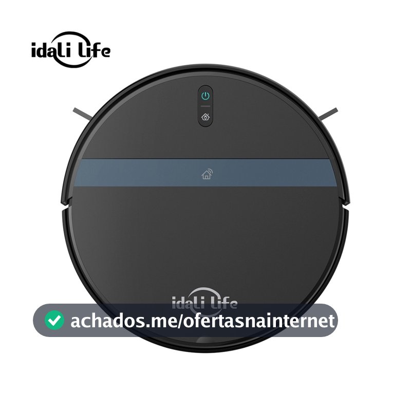 Aspirador de Pó Para Casa Robô Inteligente Com Sensores Anti- queda IDALI LIFE