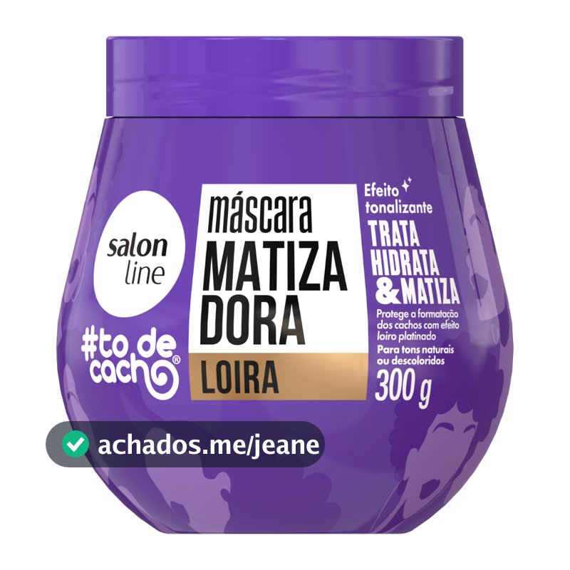 #todecacho Máscara Matizadora Roxa 300g