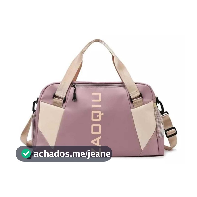 Mala Esportiva Header Bolsa Feminina e Masculina Organizadora Passeio Viagens Desenho Do Tecido Liso