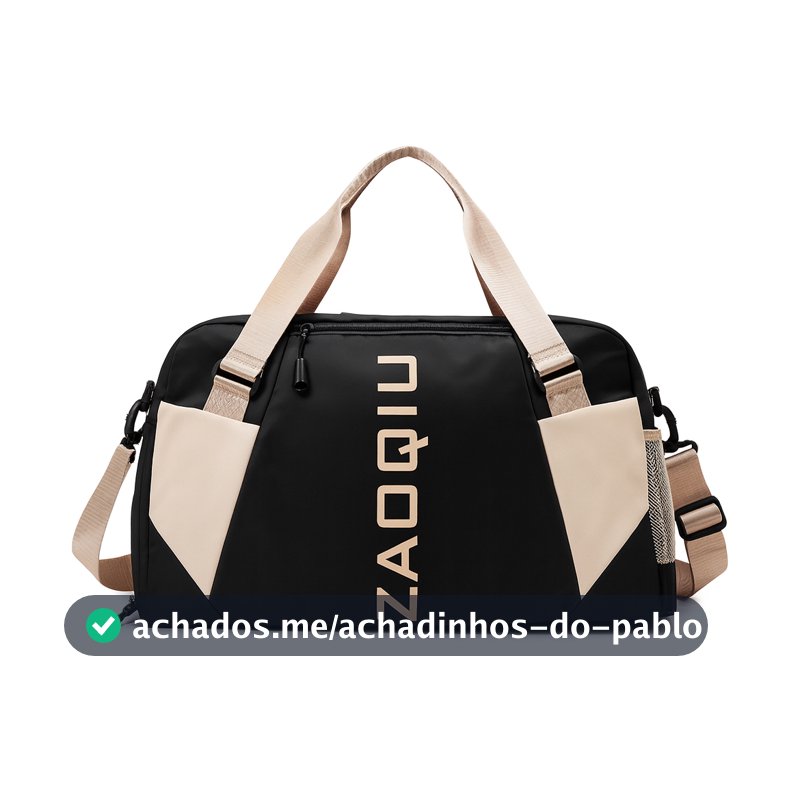 Bolsa De Viagem Sport Com Bolso Impermeável Alça Lateral 30L Capacidade WL01