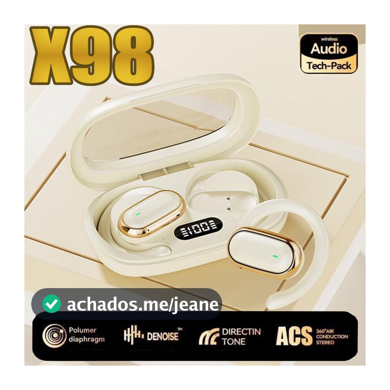 X98 x96 x97 Fones de ouvido sem fio Bluetooth Fones de ouvido esportivos abertos Fones de ouvido para jogos